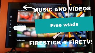 Great free music and music videos on firestick and fire tv with Amazon Music!