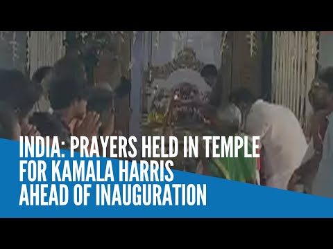 India: Prayers held in temple for Kamala Harris ahead of inauguration