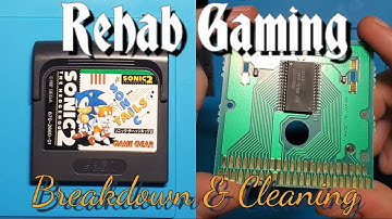 SEGA Game Gear How to - Cart Breakdown and Cleaning