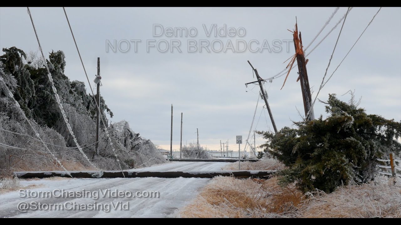 El Reno, OK Ice Storm Damage - 12/28/2015