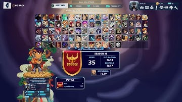 I 3 stocked a teros in ranked with petra 🥶👀 Brawlhalla