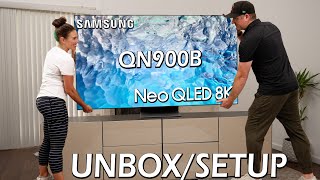 8K Samsung QN900B Neo QLED Smart TV – Распаковка/Настройка