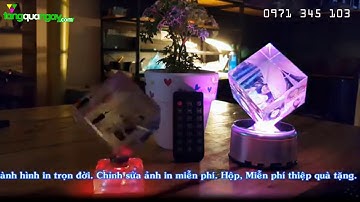 Pha Lê MP4 - Bluetooth - In Ảnh Cá Nhân | TangQuaNgay.com