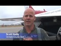 Reporter in the sky with the Thunderbirds