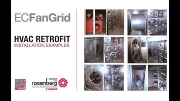 ECFanGrid: HVAC Retrofit installations examples. (short version)