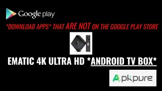 How to install apps that ARE NOT on the google play store on *Android TV box*!