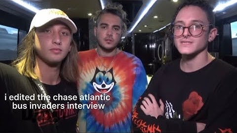 i edited the chase atlantic bus invaders interview