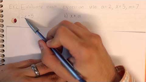 Math 7 4-1 Evaluating and Writing Algebraic Expressions