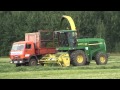 Уборка люцерны на сенаж JOHN DEERE 7250 и KAMAZ 55102.