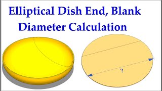 Dish End Blank Diameter Calculation