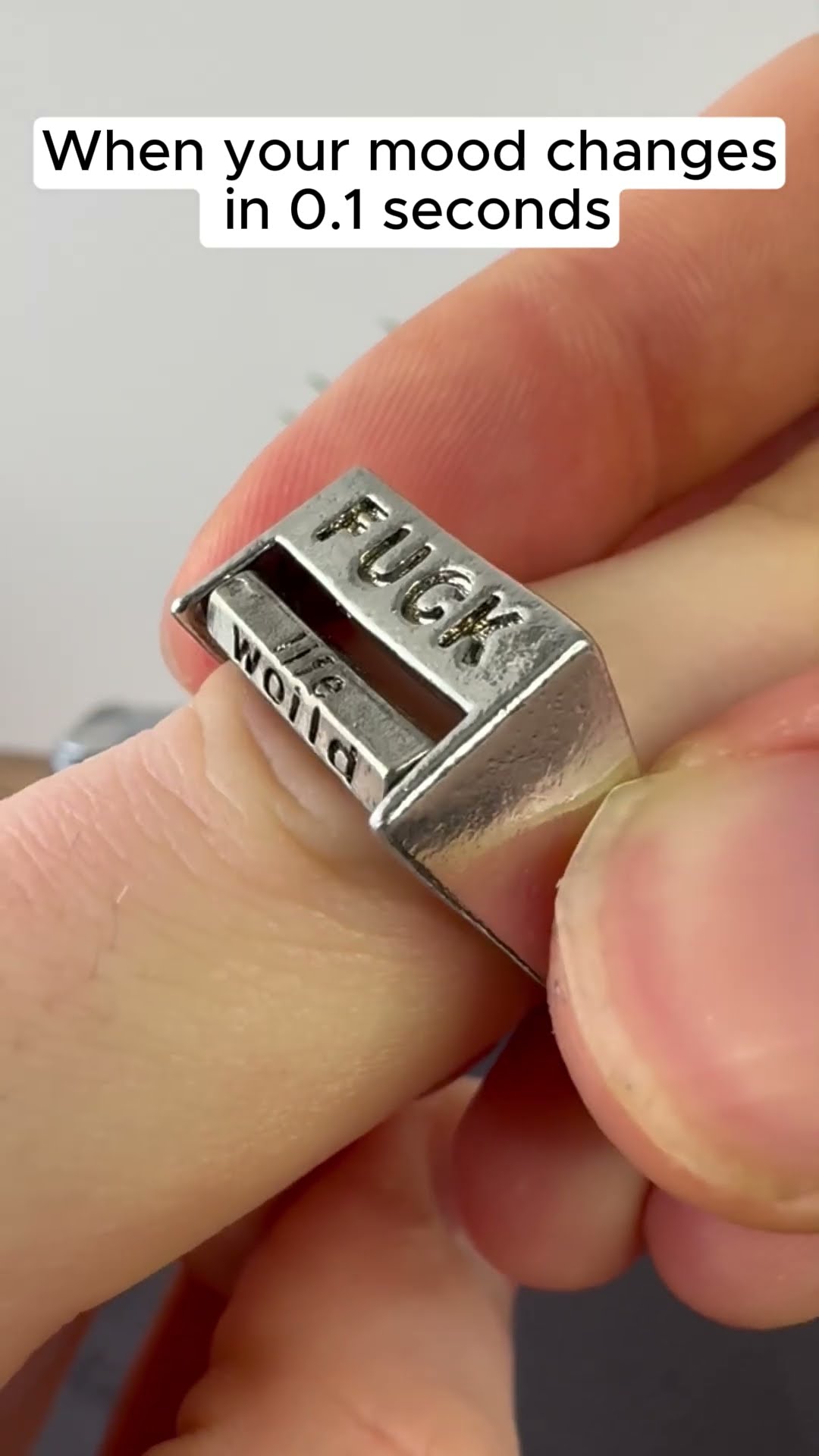 F*ck You Everything Rotating Mood Control Ring ?▶️ Product Link in Bio ( # 2023 )