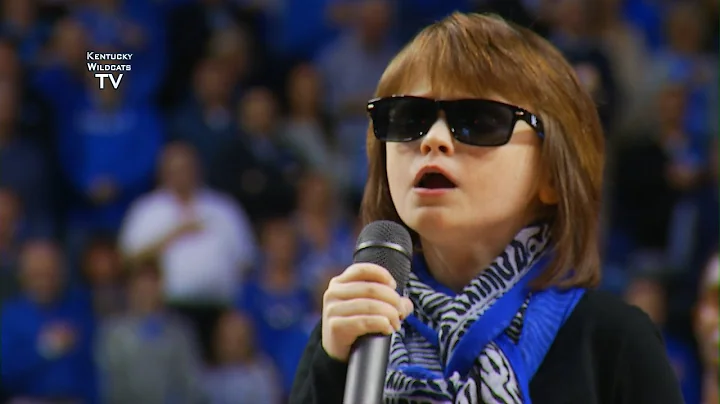 Kentucky Wildcats TV: Marlana VanHoose Sings Natio...