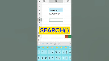 SEARCH( ) FORMULA USE IN EXCEL|#excel #ytshorts #shorts #excelformula
