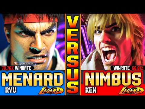 SF6 MenaRD (Ryu Vs Ken) Nimbus ▰ Street Fighter 6 Gameplay High Level