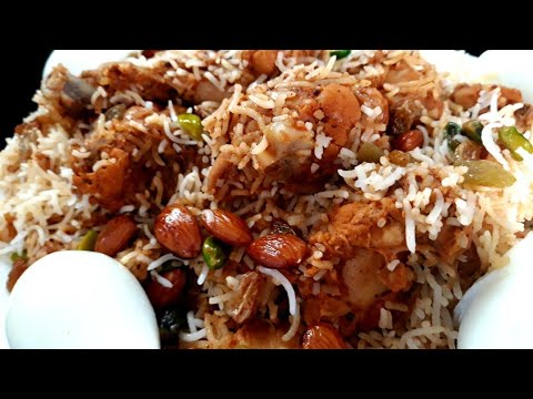 Mevedar mughlai chicken dum biryani very tasty recipe don't miss it ...