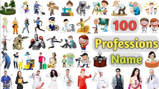 Professions Vocabulary In English ll 100 Professions, Jobs or Occupations Name With Pictures