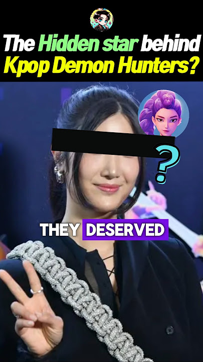 The Hidden star behind Kpop Demon Hunters?!  #kpopnews