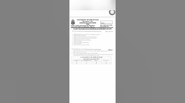 Comp _111 2019 past paper  Punjab university