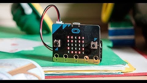 BBC Microbit - Happy and Sad face - The "LED matrix" block