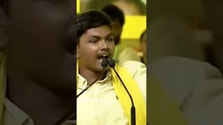 మహానాడులో అదరగొట్టిన దర్షిత్🔥| TDP Activist Darshit Goosebumps Speech  | #shorts #fridaybuzz