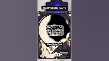 The first 1GB hard drive was released...