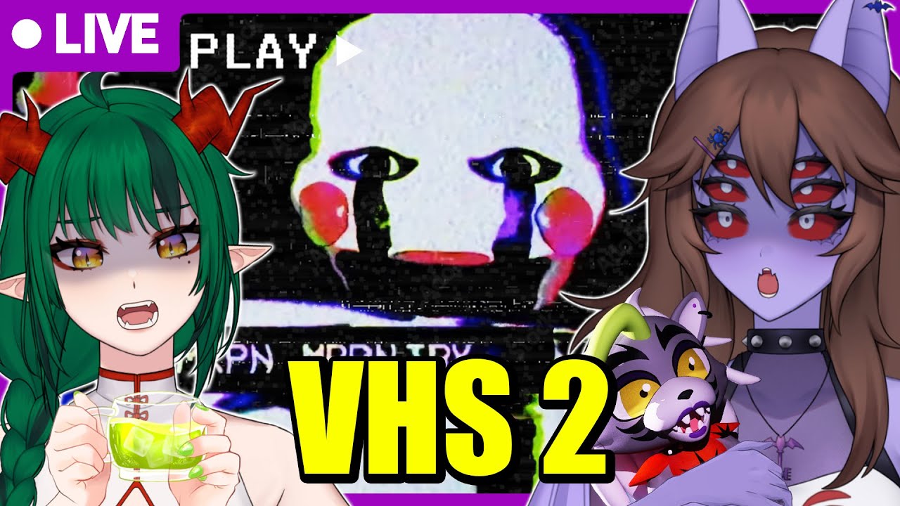 (+14) REAGINDO A MAIS FITAS VHS DE FNAF - FNAF VHS TAPES 2 ft @meilingdraco