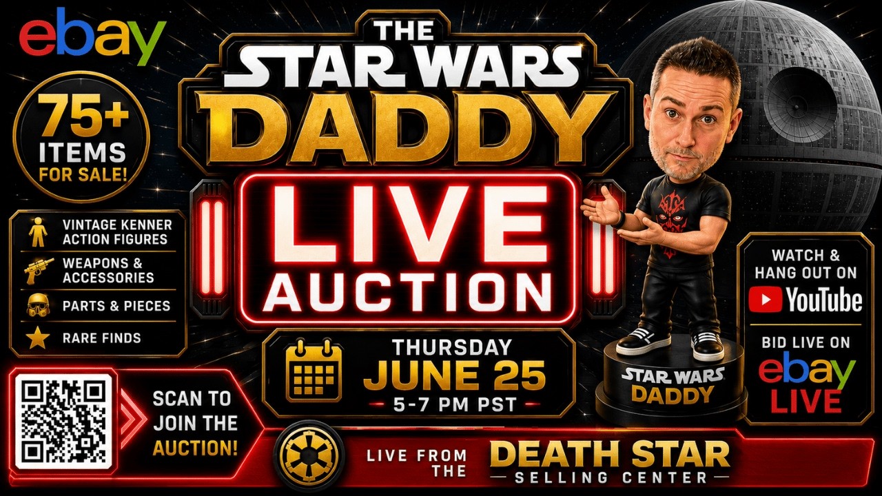 🔴 LIVE: 75+ Vintage Kenner Star Wars Figures, Weapons