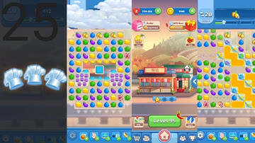 Matching Madness: Match 3 Puzzle games. Level 93 - 94 #tinytacticsgames