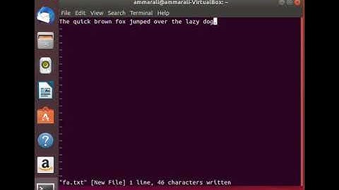 فيديو شرح محرر اوامر vi
