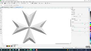 Corel Draw Tips & Tricks Bevel This Cross Part 2