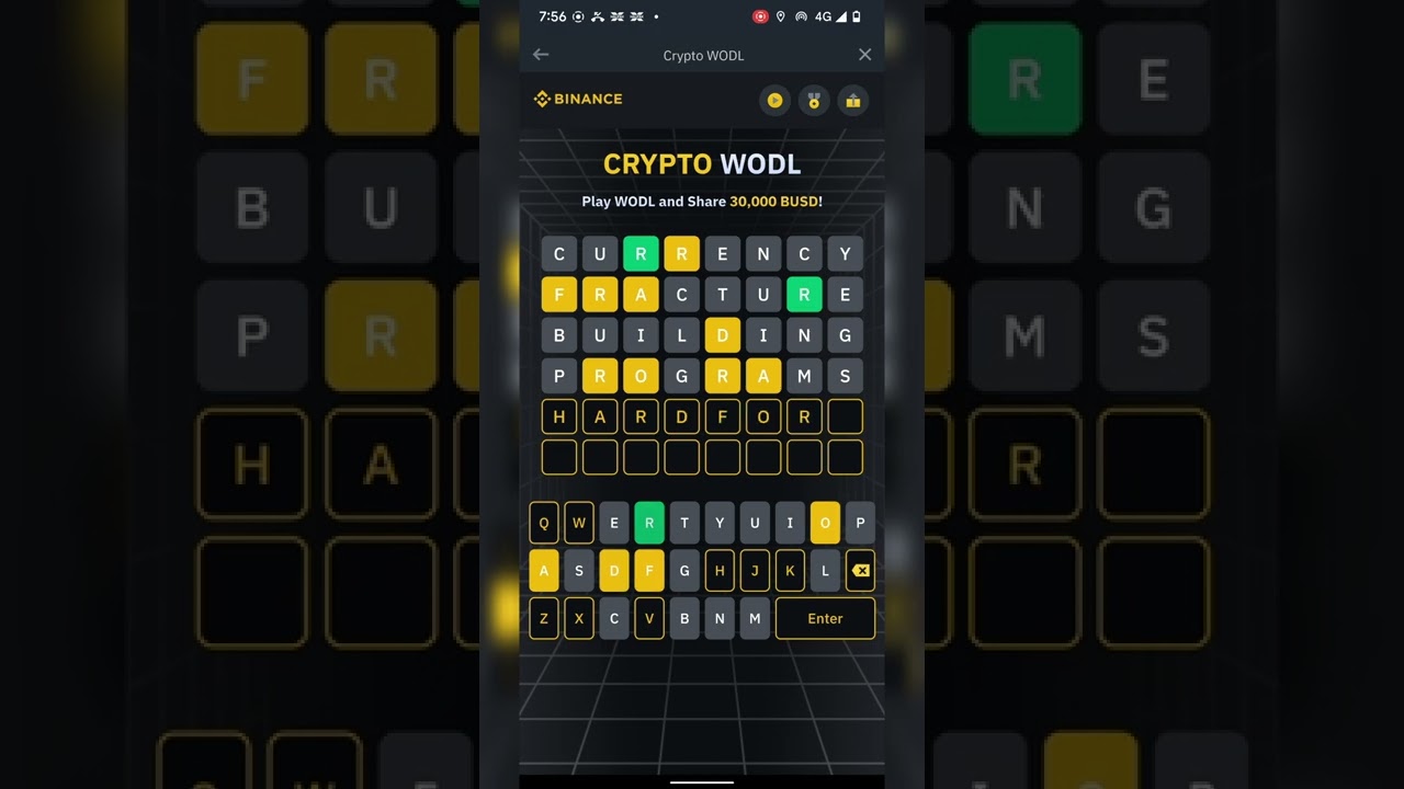 wodl of the day | binance | crypto wodl | 8 letter word - YouTube