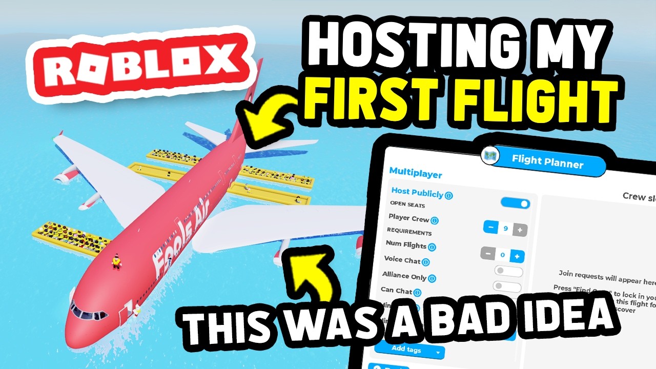 The FLIGHT HOSTING UPDATE Was a BAD IDEA! in Cabin Crew Simulator (Roblox)