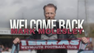 Welcome Back Mark Molesley Bob Lucas Stadium Weymouth