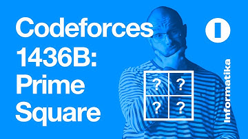 Codeforces 1436B: Prime Square solution