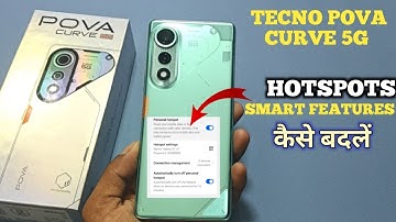 How To Change Hotspot password in Tecno POVA Curve 5G | Tecno POVA Curve 5G Hotspot Data Limit