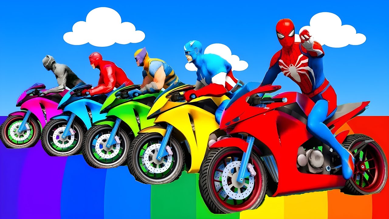 الرجل العنكبوت انقاذ باتمان Spider-Man Rescue batman vs iron man vs venom funny Game GTA 5 superhero