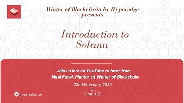 Introduction to Solana