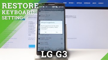 How to Change Keyboard Dictionary in LG G3 - Language Settings