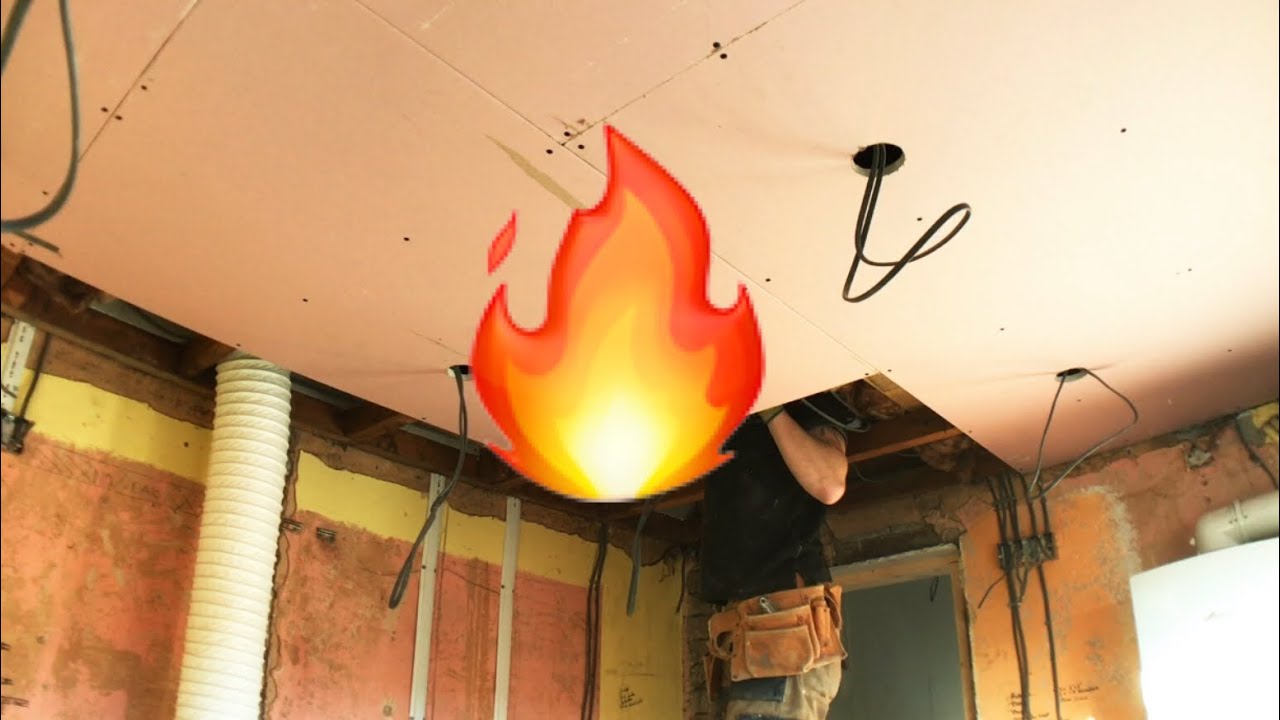 [Renovlog] Fireproofing the kitchen ceiling! YouTube