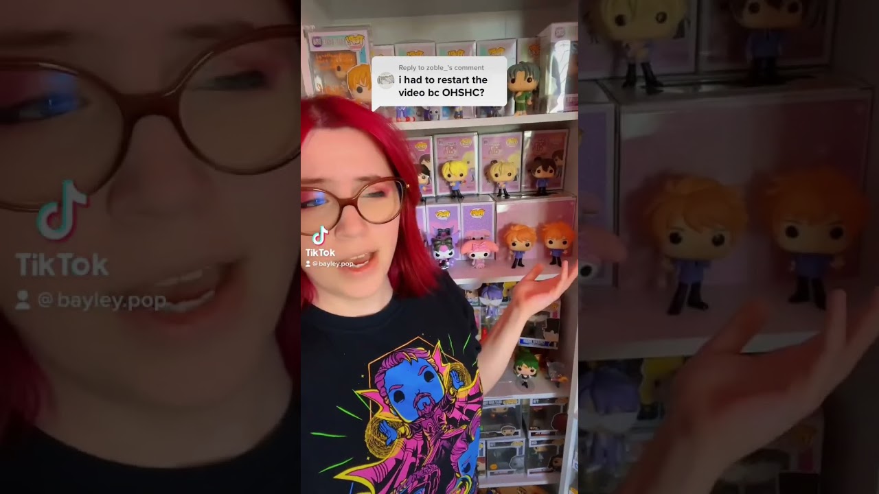 The entire Ouran Highschool Host Club Funko POP set