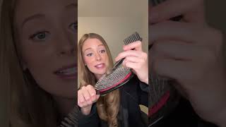 How to clean your hair brush the BEST way! #hairproducts