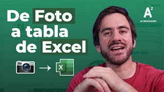 Arma tus tablas con una sola foto en Excel