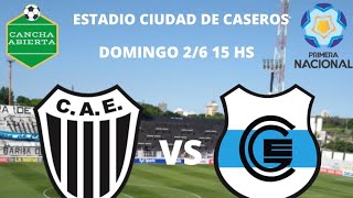 🔴ESTUDIANTES BA vs GIMNASIA de JUJUY EN VIVO🔴 PRIMERA NACIONAL 2024 // EN VIVO POR CANCHA ABIERTA