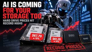AI Is Coming for Your Storage Too as Hard Drive Prices Hit Record Highs