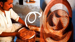 Incredible Wooden Spring Basket Making process | Wooden Dry fruit Basket