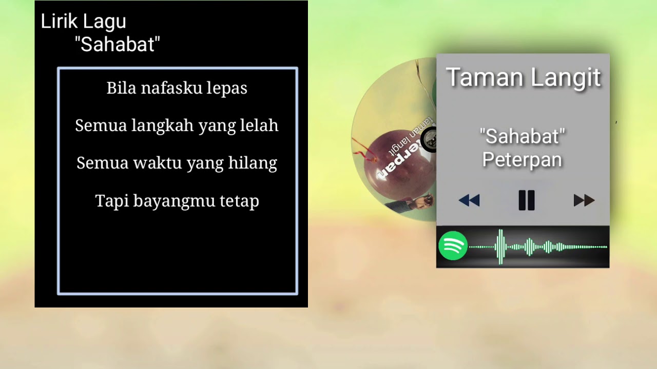 Sahabat (Lirik) - Peterpan - YouTube
