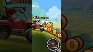 hill climb race BUFFALO🐃🐃 A#harigamer #gaming #shorts #shorts screenshot 5