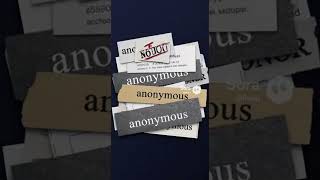 Origins of Anonymous. Call the group of Anonymous and every legitimate use of the word is suspect.
