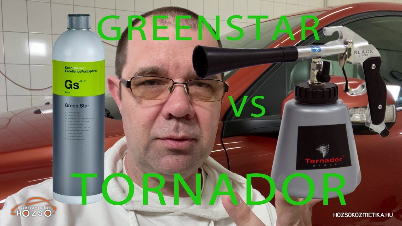 Koch Chemie Green Star vs. Tornador Black | Volvo kárpittisztitás 🚗 -  YouTube