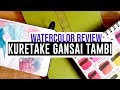 Unboxing + First Impression - Kuretake Gansai Tambi
